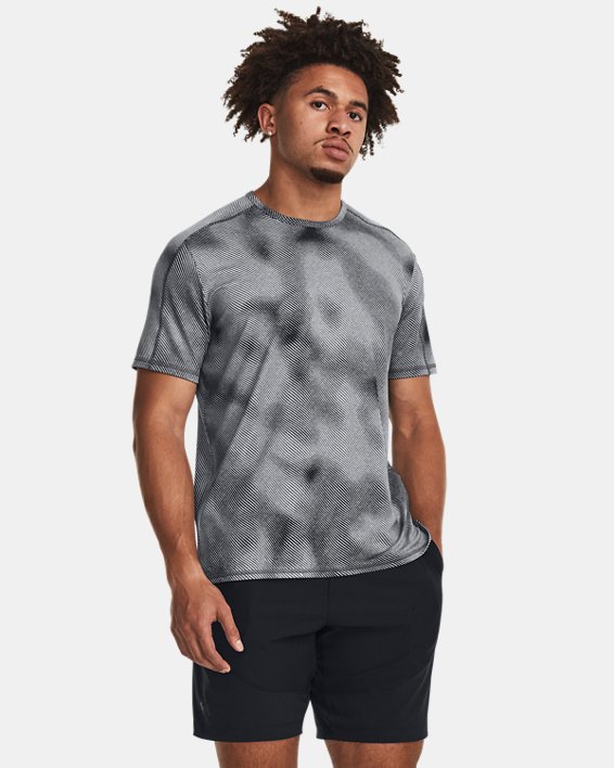 Tee-shirt à motif UA Meridian pour homme, Black, pdpMainDesktop image number 0